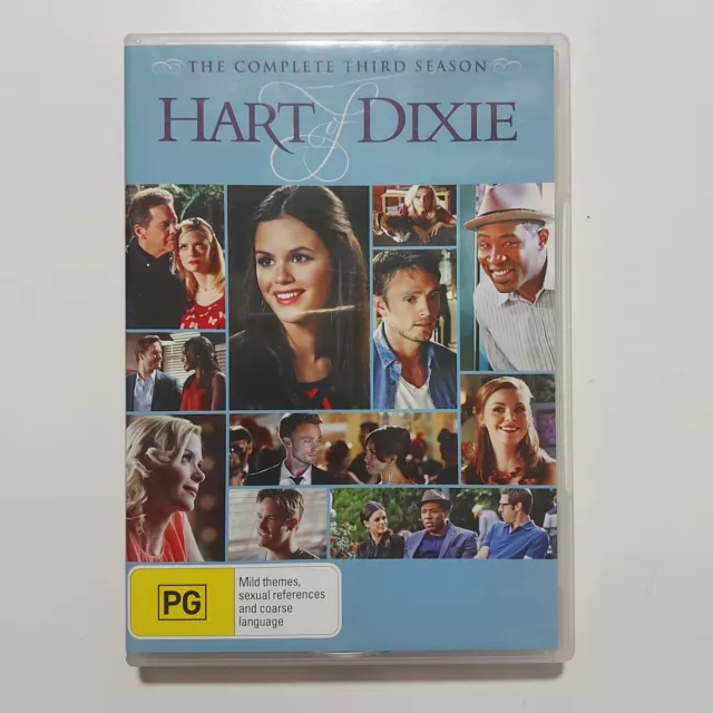 Hart Of Dixie Season 3 DVD : Third season complete (2013, 5-disc set) Region 4