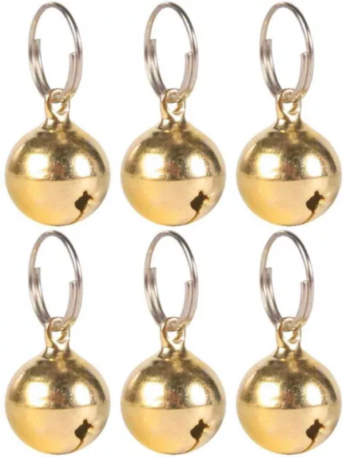 6 x cloche de sécurité en métal Trixie pour collier de chat tintement fort sauver oiseaux/faune
