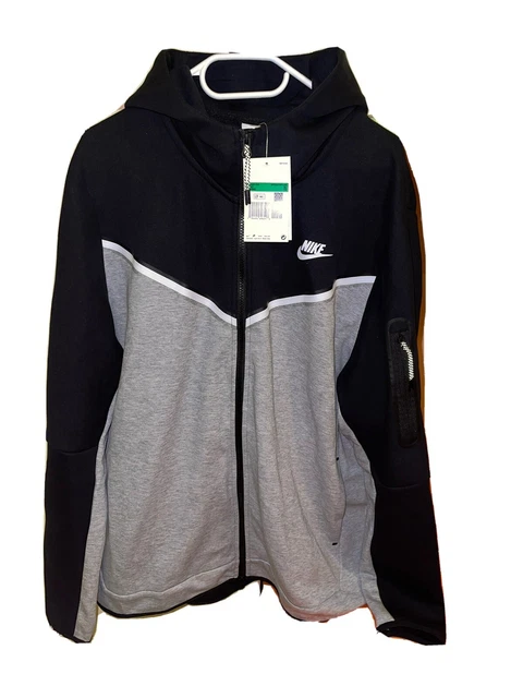 Nike Tech Fleece Taglia L Felpa con Cappuccio - Nera