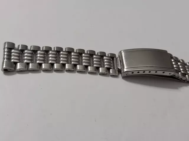 Rare 1956 Gay Freres Steel Bracelet 17.8 mm Straight Ends For Rolex Patek ....