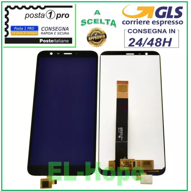 Display Lcd Per Meizu M8C M908L M810H M810L Touch Screen Vetro Schermo 5.45 Nero