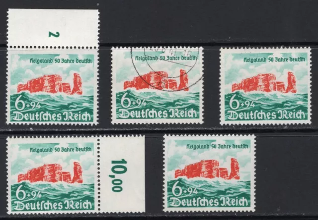 1940 Deutsches Reich 750 ** postfrisch ungebraucht gestempelt Marken zur Auswahl