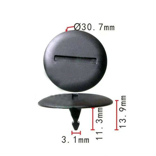 10 CAR ROCKER Panel Sill Moulding Trim Clips for MercedesBenz 8.70