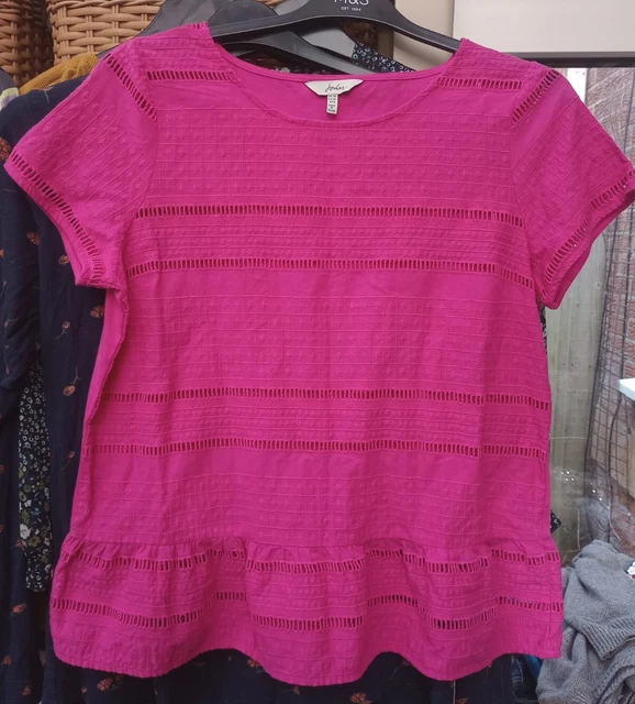 Joules primrose peplum sales top