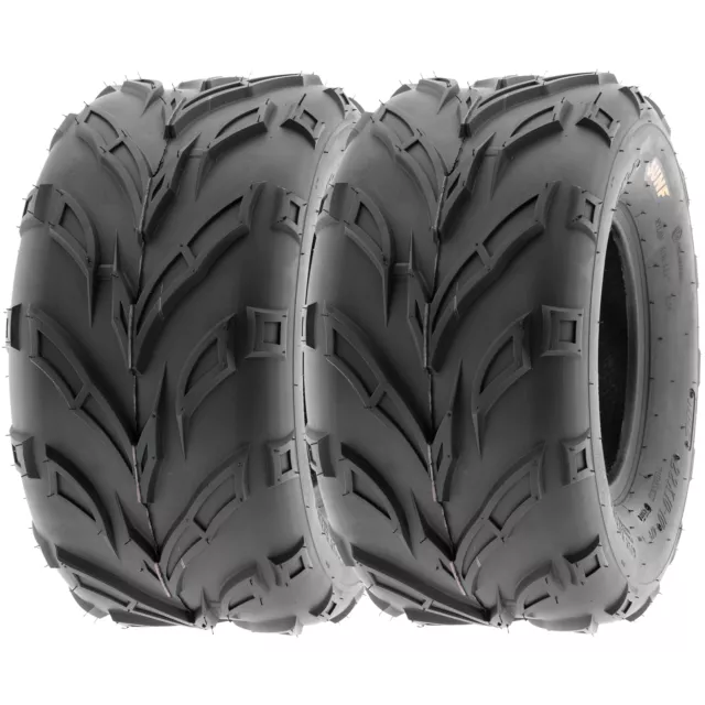 SunF 20x10-10 ATV UTV Muddy Sandy Tire  20x10x10 Mud Sand  6 PR A004 - Pair of 2