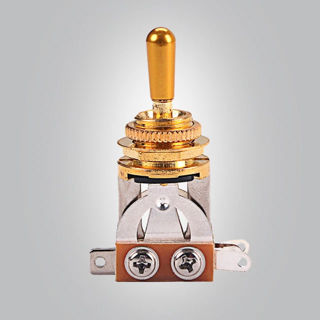 Selettore Pickup Chitarra Cromato Interruttore A Levetta 3 Vie Per Chitarra Elettrica - Cromato, Nero O Oro, Selezione Pickup Triangle Strategy Switch - Foto 11