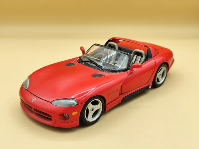 DODGE VIPER RT/10 Cabriolet jaune 1/12 ANSON 30318 voiture miniature collection EUR 350,00 - FR