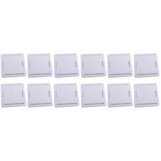 12 pcs Flechten Disk Flechten Webstühle Platz Perlen Schnur Disc