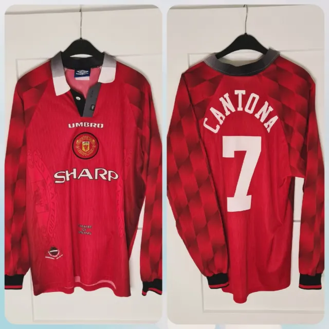 Manchester United Trikot Umbro Cantona 96/97 RAR Langarm.