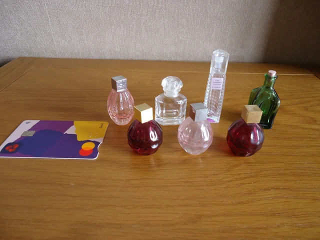 Bundle of 7 Miniature Empty Perfume Bottles **99p Start**