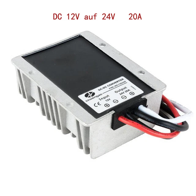 DC 12V auf 24V Spannungswandler 20A 480W Auto Netzteil Wandler Konverter für