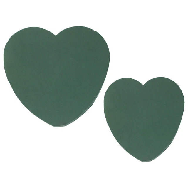 2Pcs DIY Blumenstrauß Verpackungsmaterial Herzförmiger Blumen Blumenschlamm