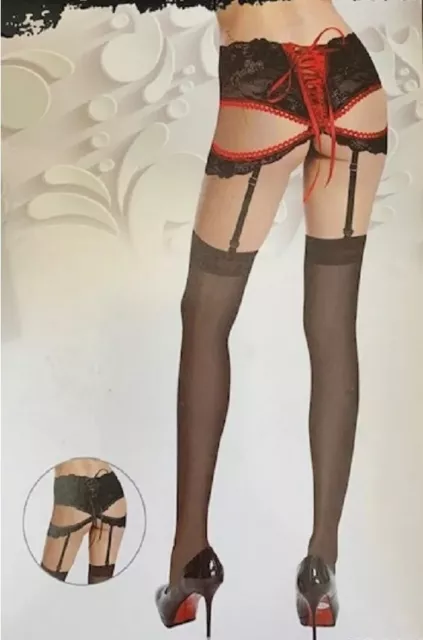 Collant CALZE BONDAGE reggicalze Sexy INTIMO donna LINGERIE coulotte sesso 1017