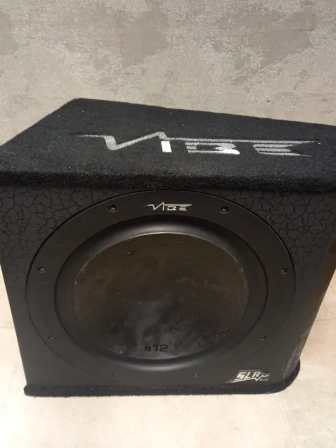 Vibe SLR Evo Slick S12 Car Speaker - Black - Boxed * See Description *