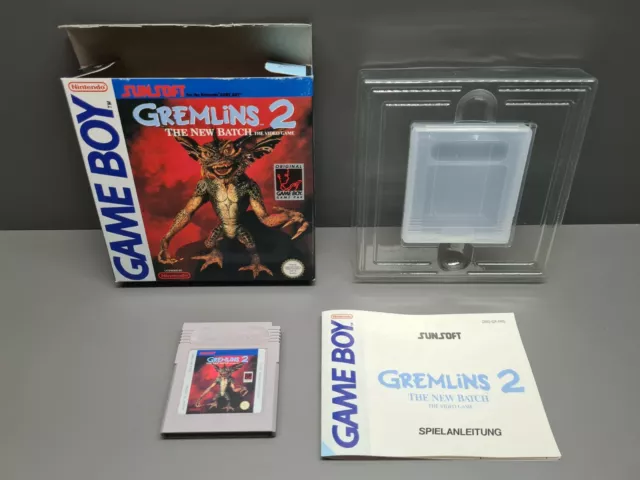 Gremlins 2 The New Batch - Gameboy Classic - Nintendo - Pal Frg - Ovp - Cib Rar