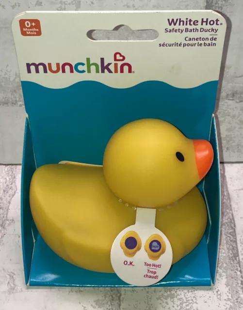 Munchkin White Hot Safety Bath Rubber Ducky Model 16715312 Bath Time Fun