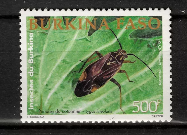 Burkina Faso 2002 MiNr 1848  Pest insects Tarnished plant bug 1v MNH** 10.00 €