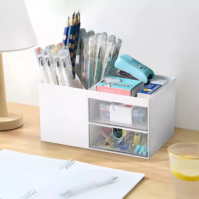 Büro Schreibtisch Organizer Desk Organizer Vielseitig Kunststoff Stiftehalter