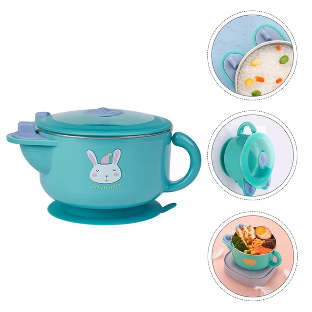 Serving Bowls Stainless Steel Non-Slip Bowl Silicone Containers Snack