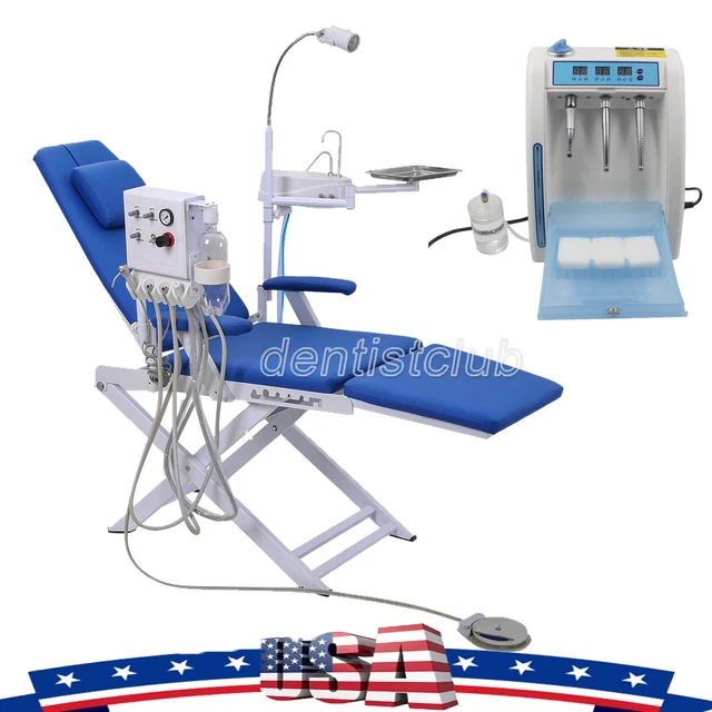 Portable Dental Chair LED Light Turbine Unit/Dental Handpiece Oiling Machine