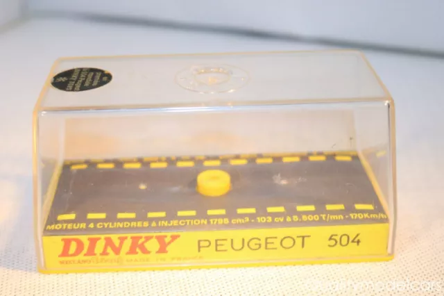 Dinky Toys 1415 Peugeot 504 very near mint all original complete fresh box