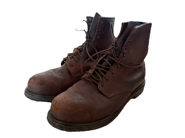 MENS RED WING ANSI Z41 PT99 MI/75 C/75 EH Brown Leather 