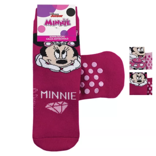 Minnie - Calzini Antiscivolo in caldo Cotone Disney ABS0716