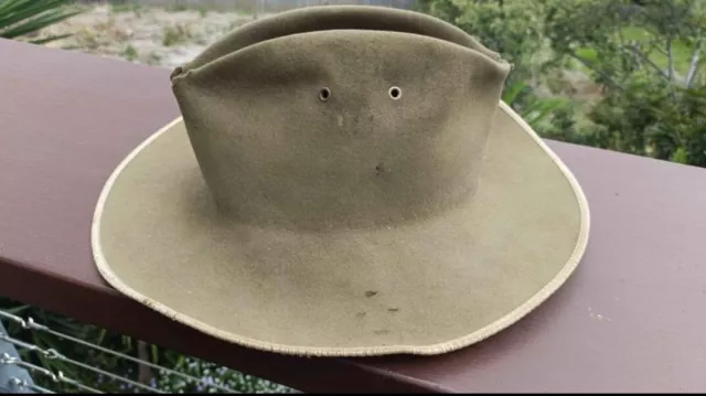 Original Australian army ANZAC slouch hat. 1954