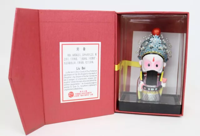 Chinese Peking Opera Handcraft Doll Figurine in Gift Box
