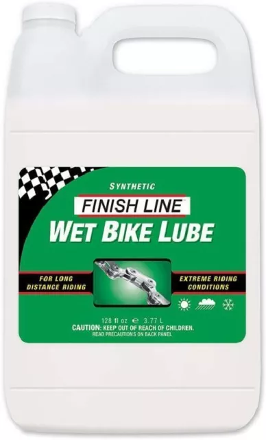 Finish Line Wet Bicycle Chain Lube 128 fl oz (1 Gal)