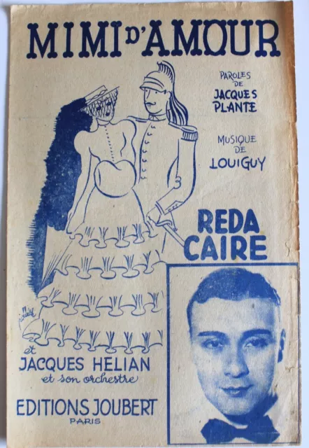 Partition ancienne:MIMI D'AMOUR  Musique: LOUIGUY  Paroles: PLANTE.J  Artiste: R