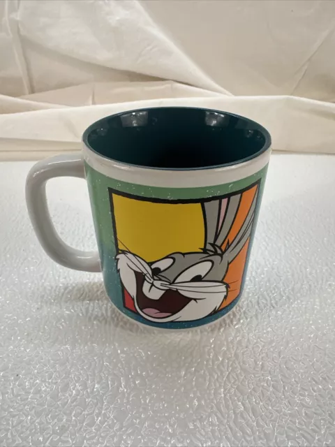 Bugs Bunny Six Flags 1992 Coffee Mug Cup Warner Bros New Looney Tunes VINTAGE