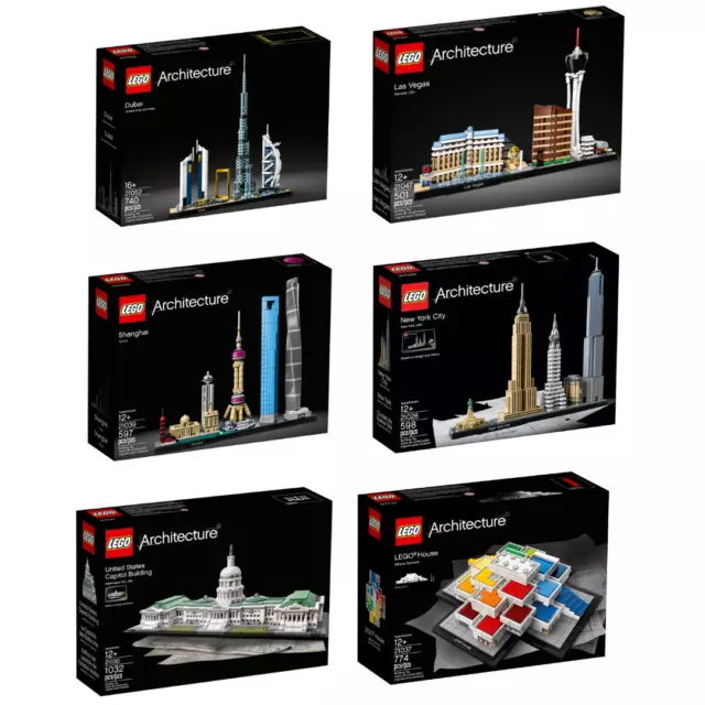 LEGO Architecture AUSWAHL: 21028, 21037, 21039, 21047, 21052, 21054 NEU & OVP