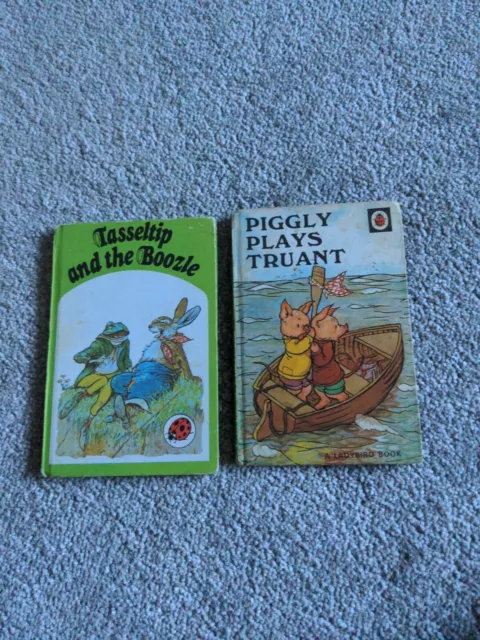 2 Ladybird Books Tassel Tip & The Boozle Ser 497 & Piggy Plays Truant Series 401