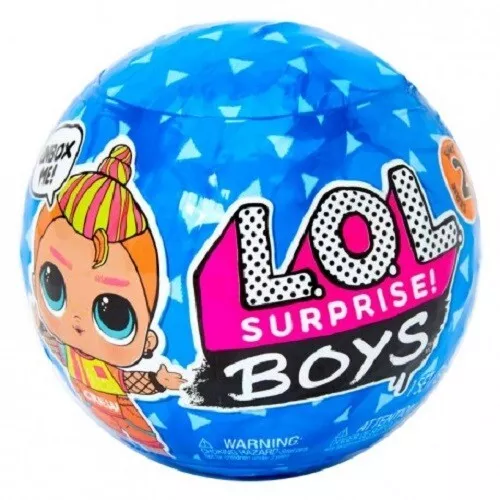 LOL Surprise! Dolls Boys Series 2 Sealed Ball - Blue  - New