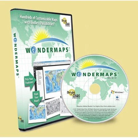 WONDERMAPS CD-ROM By Wm -cd - Hardcover *Excellent Condition*