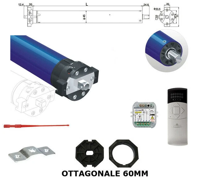 Récepteur Radio DIEFFEMATIC Pour Volet Roulant – Unité De Contrôle 100 Kg
