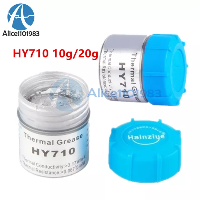 10/20g Silver Thermal Grease Paste Compound Chipset Cooling For CPU GPU HY710