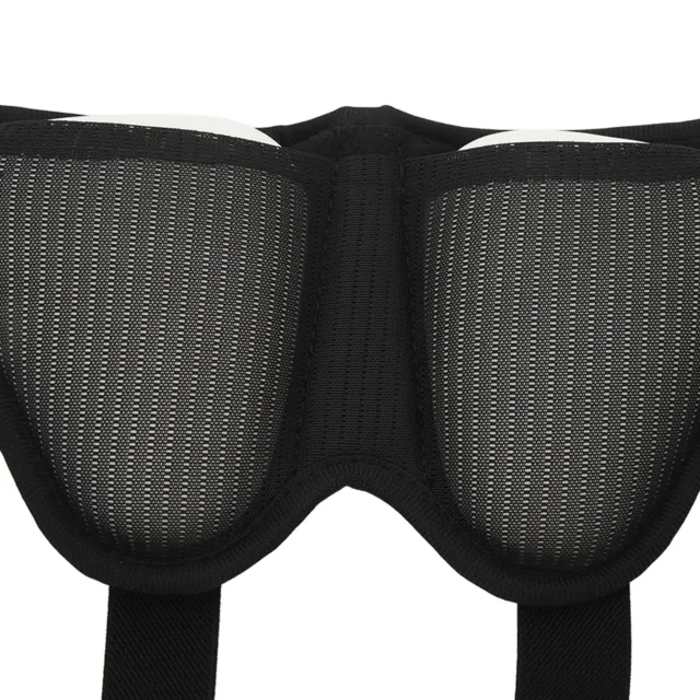 (XL) Almohadillas de compresión para hernia se ajustan bien armadura para cinturón de hernia fácil de usar ajustable
