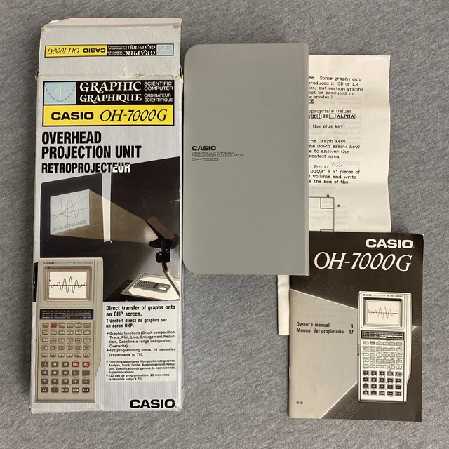 CASIO OH7000G GRAPHIC Scientific Calculator for Overhead Projector W