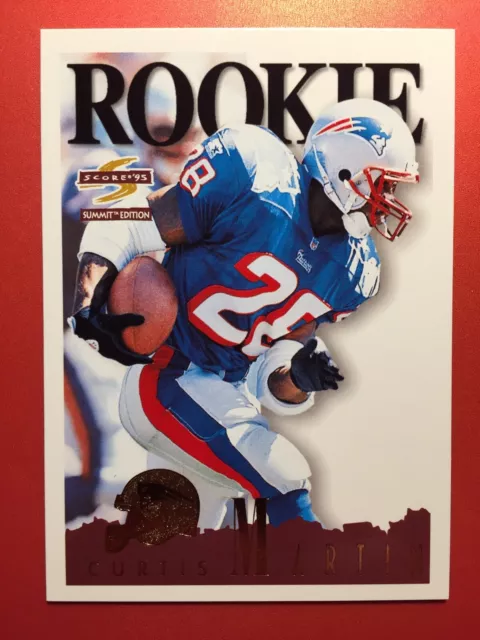 MINT!! 1995 Score Summit Curtis Martin ROOKIE #166 RC Patriots Jets HOF