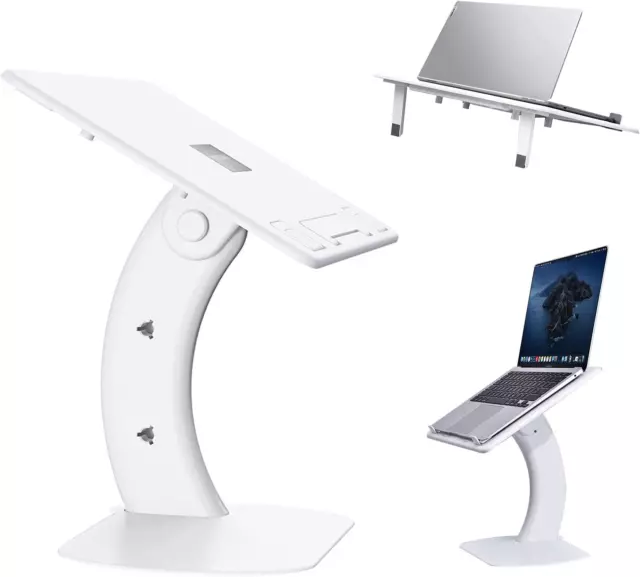 Portable Laptop Stand Adjustable Everywhere Lap Desk, Book Holder Reading Tray F