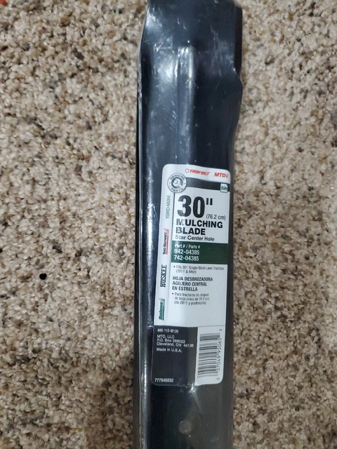 MTD Genuine Parts 30-Inch Mulching Blade for Mowers 2011 and After - Brand New