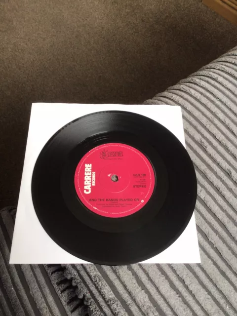 Vinyl 7” record - SAXON - AND THE BANDS PLAYED ON