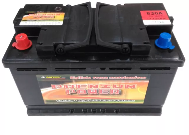 YILDIZ 95ah Batterie Asiatique + Positif côté gauche 750A Pour Voiture