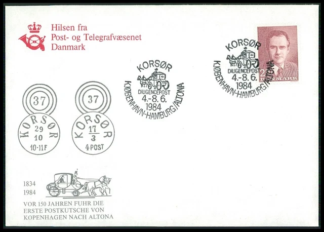 DÄNEMARK UPU KONGRESS 1984 GESCHENK!! MEMBERS ONLY!! RARE!! KUTSCHE PFERD bo69