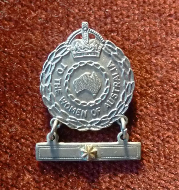 Original Australian Ww2 Female Relatives Badge - Mothers Badge