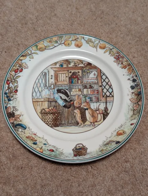 Boxed Villeroy & Boch Foxwood Tales Plate. By Brian Paterson 1994