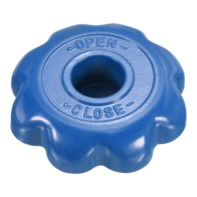64mm Diámetro Mano Rueda, 1pzs Aluminio Aleación Mango para Gas Cilindro, Azul