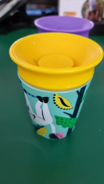 4 X Munchkin Sippy Cup 360 177ml (2 lisos, 2 impresos)